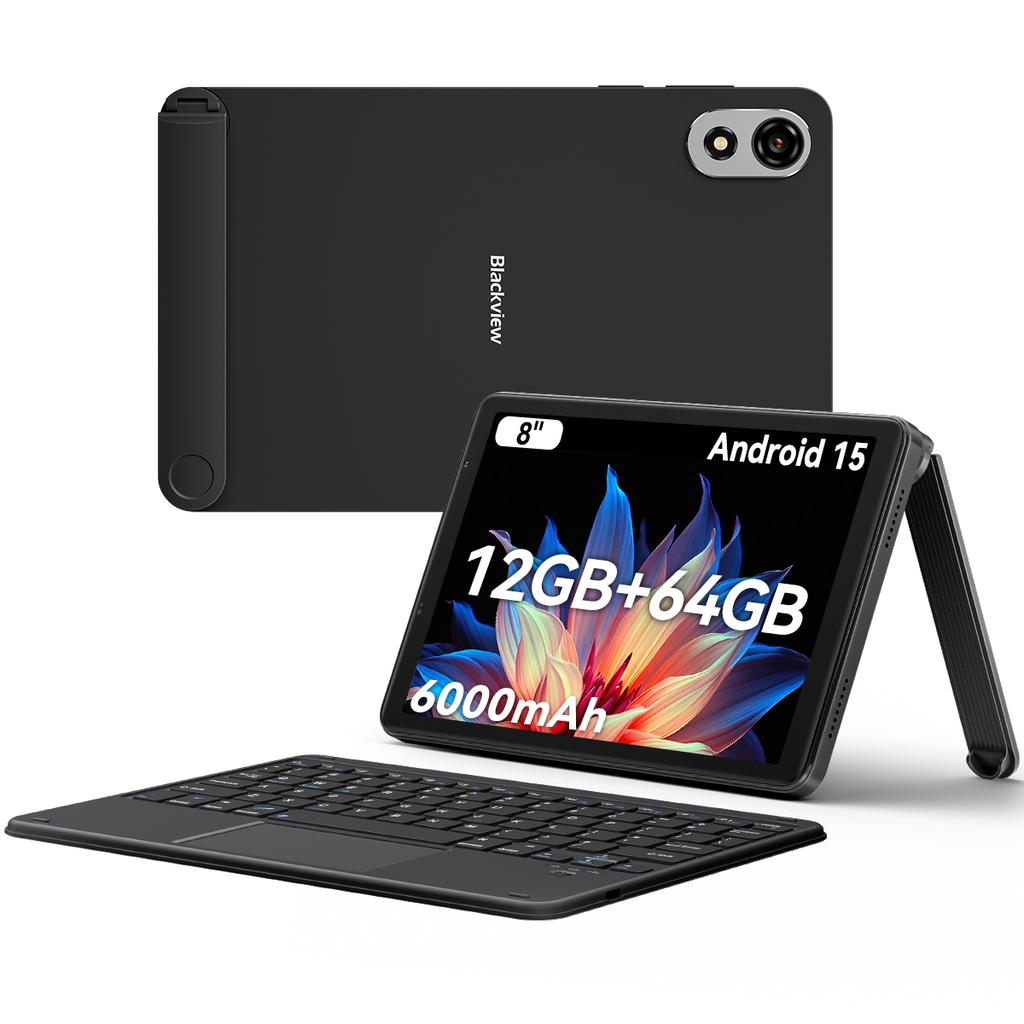 Blackview ZENO 1 8palcový HD displej AI Tablet Android 15 4/6GB RAM 64/256GB ROM 6000mAh motor 0820 Tablet