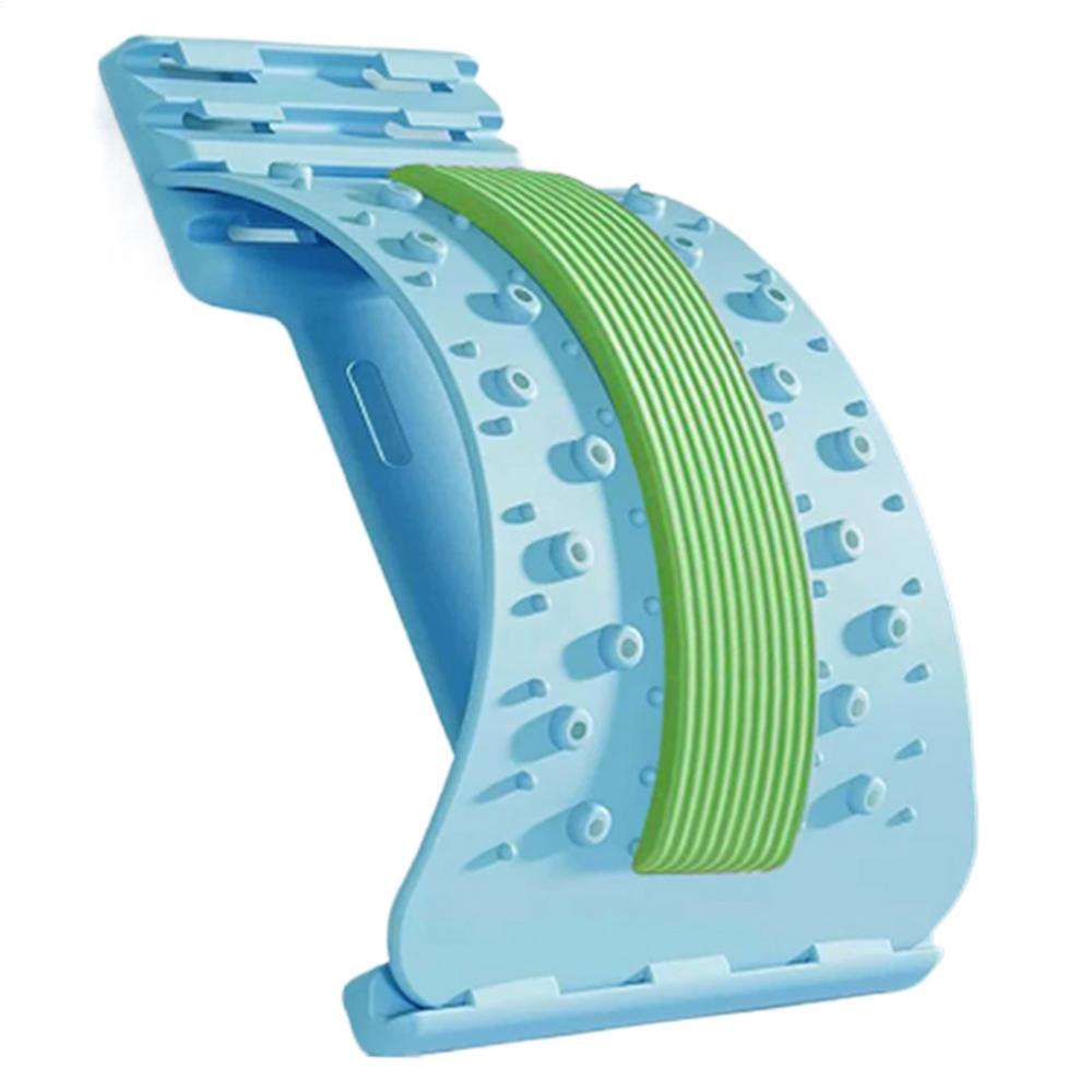 3-stufig verstellbares Lendenwirbelmassagegerät Rückenstrecker Verstellbares rutschfestes Lendenmassagegerät für Körperregeneration Muskelentspannung Yoga