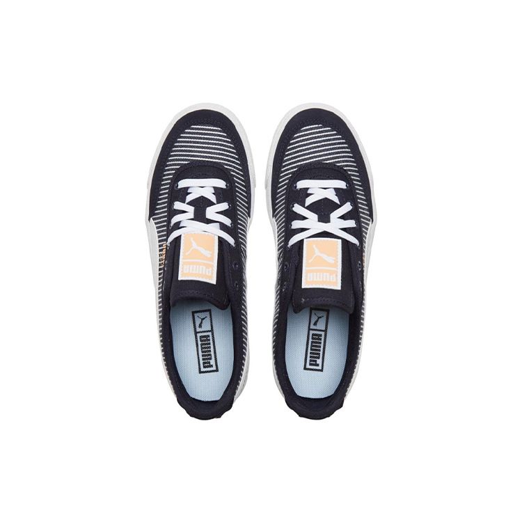 Puma Oslo Vulc Scc Unisex Low Top Skate Shoes Black White Sporty 375755-01