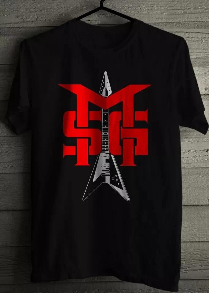 SALE Vtg The Michael Schenker Group Cotton Black Full Size Unisex Shirt M