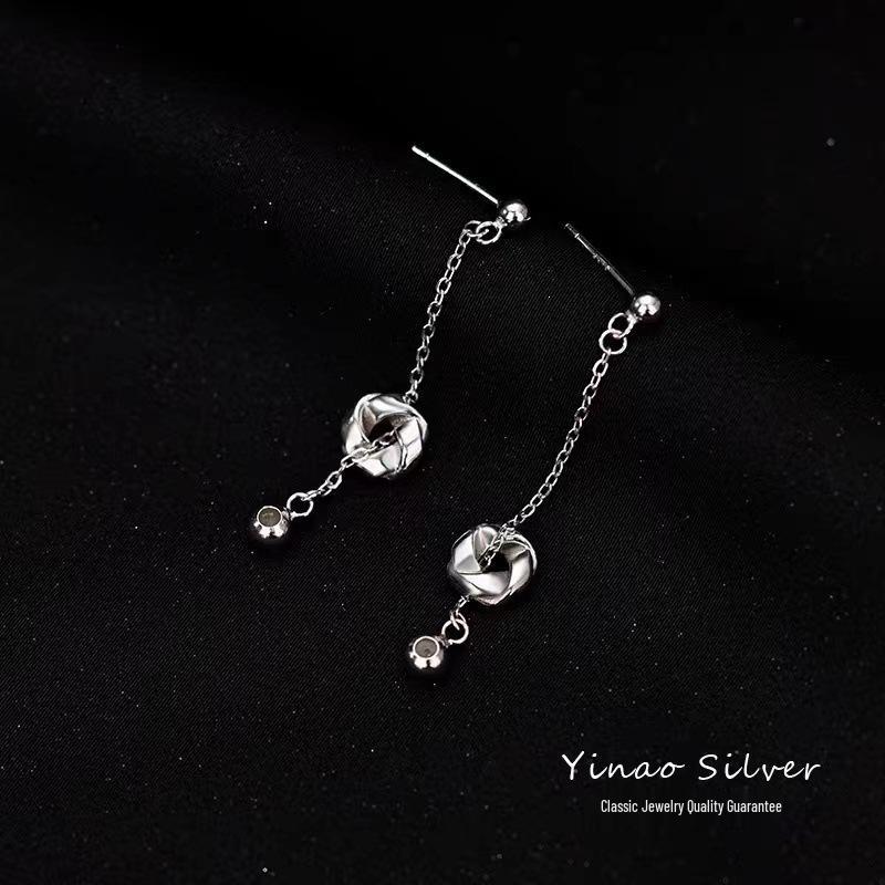 925 Sterling Silver Mobius Ring Earrings for Women - 2023 Light Luxury Niche Design, Hot Selling Autumn Jewelry
