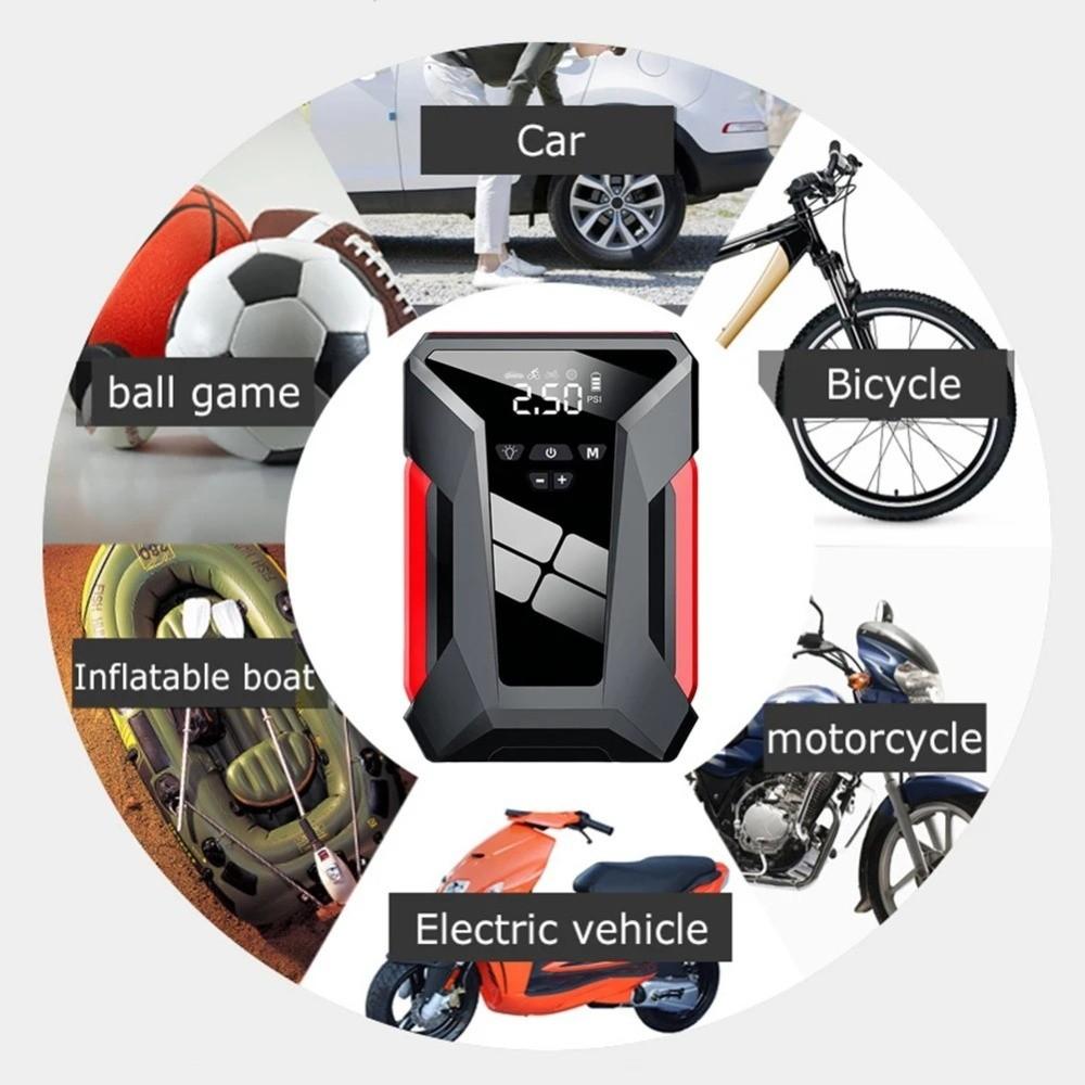 12V Auto Tire Inflator Auto Starting Device Air Compressor Professional Air Pump