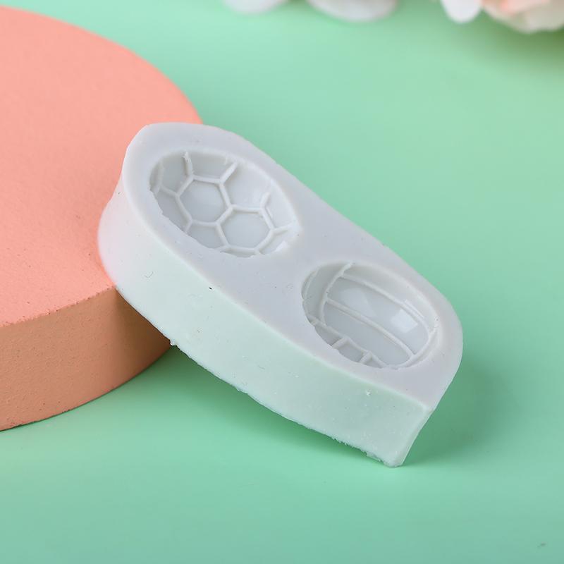 1Pc Basketball Baseball Volleyball Football Silicone Mold Diy Sugarcraft Cupcake Baking Mold Fondant Cake Decorating Tool