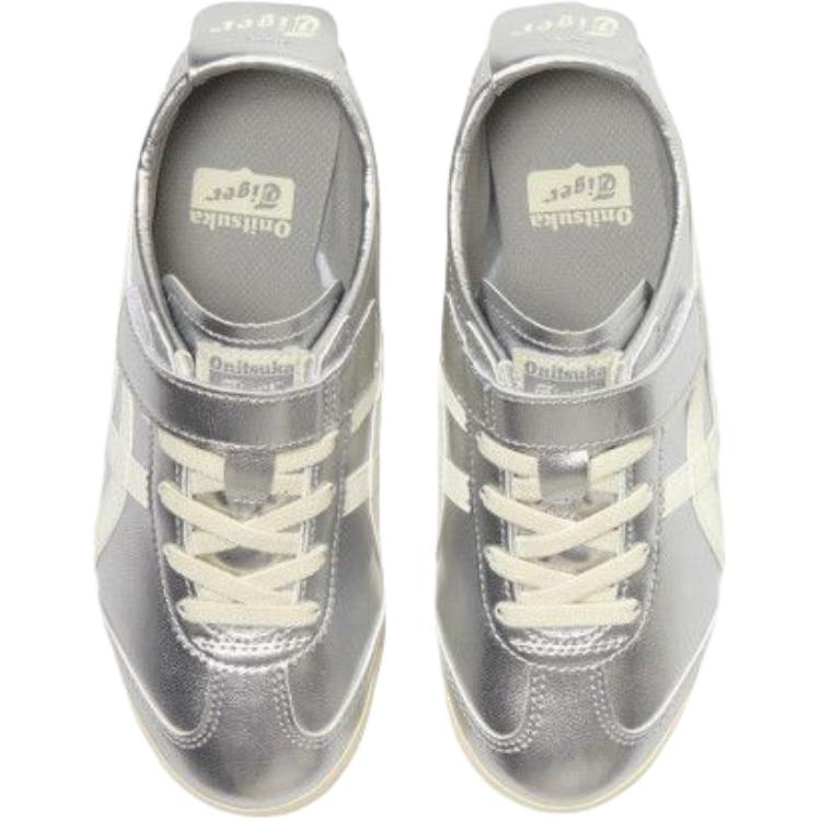 ONITSUKA TIGER Mexico 66 Comfortable Fit Low Top Casual Shoes Kids Sneakers Silver 1184A049-020