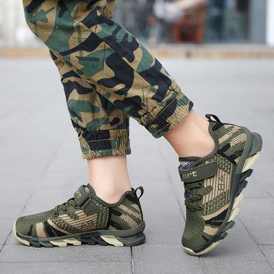 Sommer Casual Camouflage Eltern-Kind-Schuhe Sport Frühling und Herbst Fliegende gewebte Schuhe Sportschuhe Männer und Frauen
