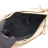 Used LOEWE Anagram Handbag Leather Gold Used Women