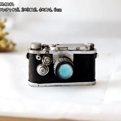 American Country Vintage Nostalgic Mini Camera Radio Piano Designs Ornaments Room Table Home Decoration Accessories