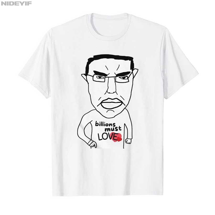 Miliardy Muszą Kochać Zabawny Mem Chudjak Koszulka Męska Damska 100% Bawełna Koszulki Top Krótki Rękaw P471