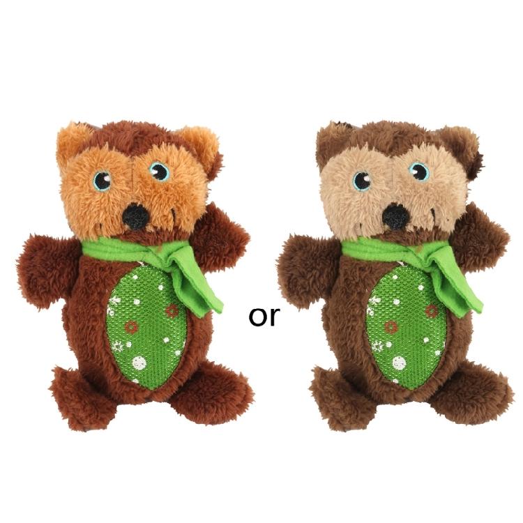 Dog Training Toy Squeak Christmas Gift for Medium Dogs Soft Plush Chew Toys