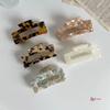Claw clip cellulose marble hair bun hair clip leopard print long hair hair pin bar uprst473