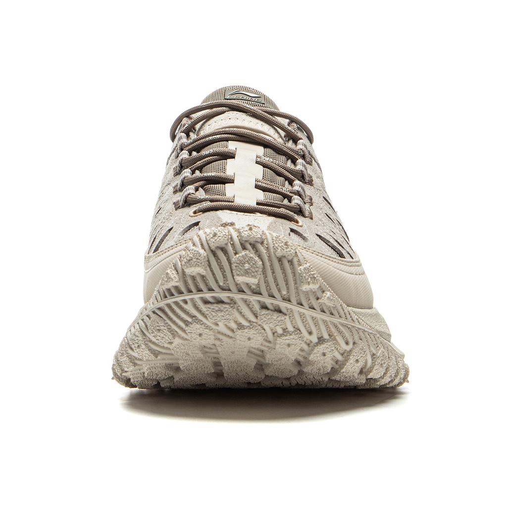 Li Ning Youxia CRC MEDM Trendy Sports Low-Top Casual Shoes Unisex Sneaker Khaki AZGV031-5