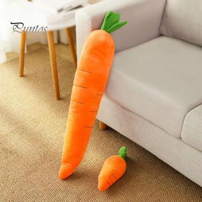 Dog Toy Carrot Shape Pet Plush Toy with Sound Bite-resistant Soft Comfortable Dog Sleeping Cushion Pet