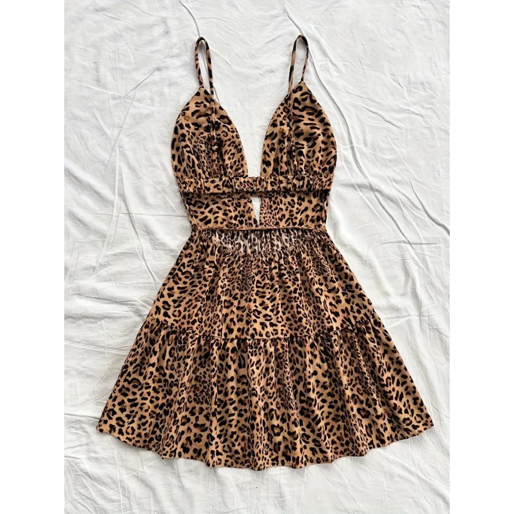 Summer Vacation Dresses Sexy Hottie Sleeveless Backless Halter Dresses