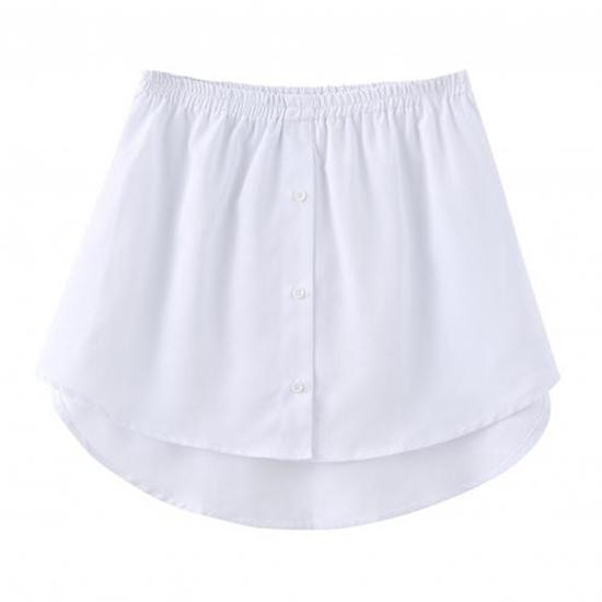 Adjustable Layered Fake Top Lower Sweep Half Slips Women Mini Skirt Underskirt