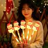 LED Solar Santa & Snowman Stake Lights - Waterproof Outdoor Lawn Decor (1 To 5 Pack)