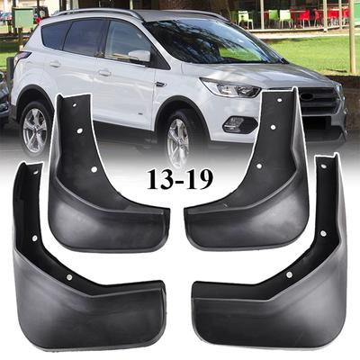 4 guardabarros moldeados, guardabarros, protectores contra salpicaduras, guardabarros para Ford Escape Kuga 2013 2014 2015 2016 2017 2018 2019
