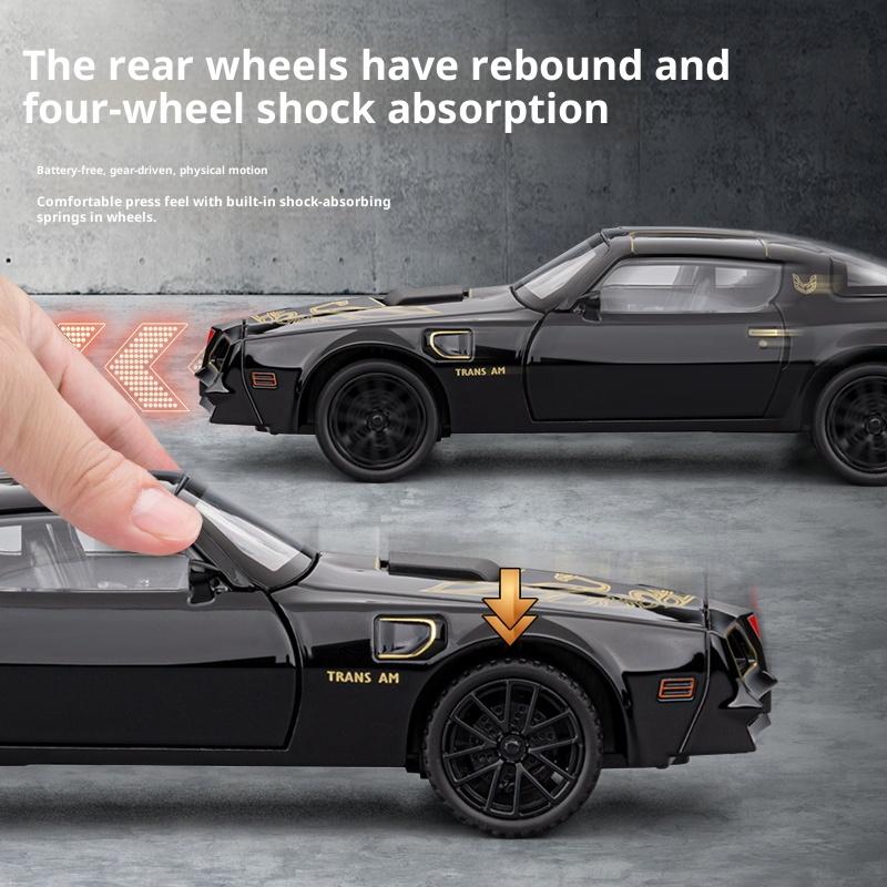 1/32 Pontiac Firebird Simulated Sound and Light Alloy Die-cast Car Model Supercar Car Model Children's Toy Car Ornaments