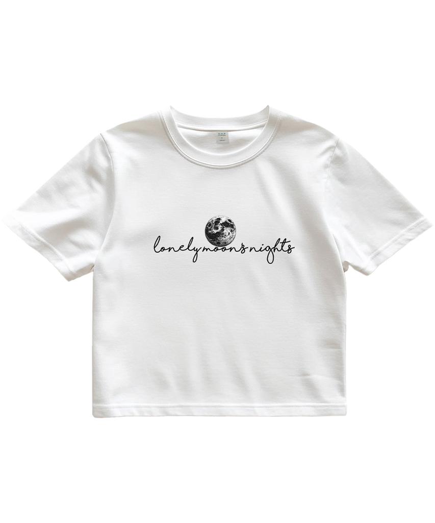 ONEHUNDREDPERCENT FOR WOMAN Ohpxaidaeve Moonsnight Women Crop Short Sleeve Tee