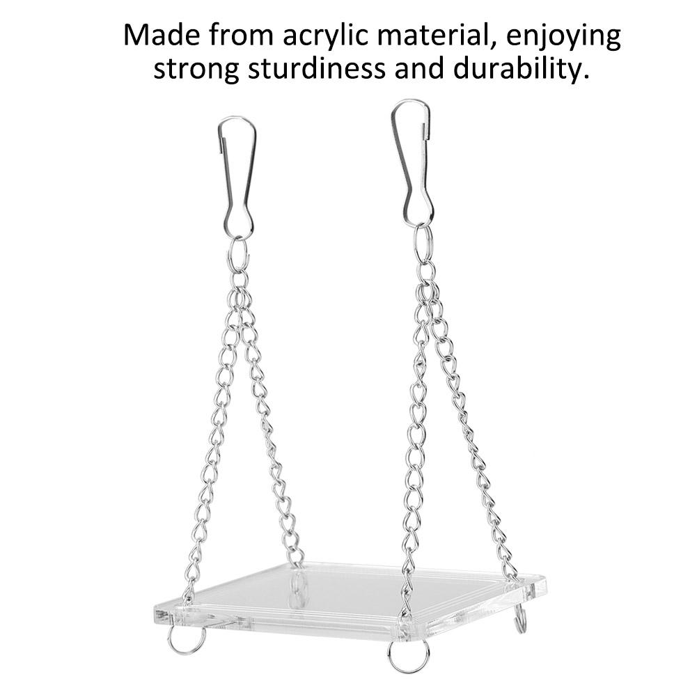 Hamster Suspension Bridge Hamster Swing Hanging Stand Playground