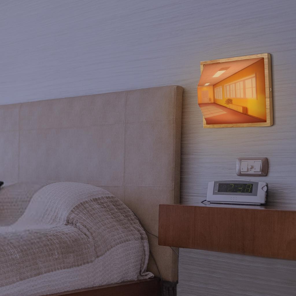 Eye 3D Night Light  Creative Wall Mounted Decorative Lamp, Art Work Design, Suitable For Bedroom, Study, Unique Atmosphere Lamp