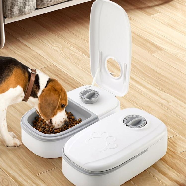 Electronic Pet Feeder Portion Control 48 Hour Timer, Dry/Wet Food Dispenser