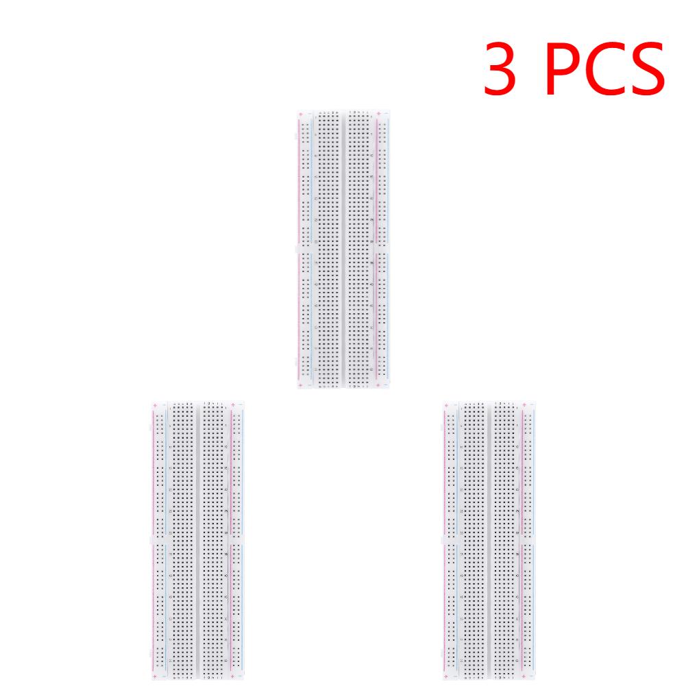 10-1 Stück Prototyp PCB Lötloser Breadboard Lötloser Breadboard Protoboard Schaltung PCB DIY Kit 200 Loch Entwicklungs PCB Testplatine