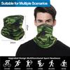 Cycling Face Mask Absorb Sweat Breathable Fishing Training Sport UV Face Scarf Neck Gaiter Summer Bicycle Face Bandana Head Band