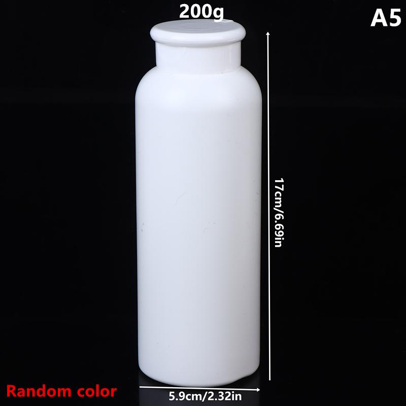 1 STÜCK 30/50/100/150/200/250/300g Talkumpuderflasche Nachfüllbarer Kosmetikpuder-Spender Kunststoffpuderbehälter Leere Flaschen
