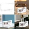 Clear Acrylics Bill Holder, Paper Money Protector Clear Acrylic Display Case for Display Currency Dollar Bill Ticket