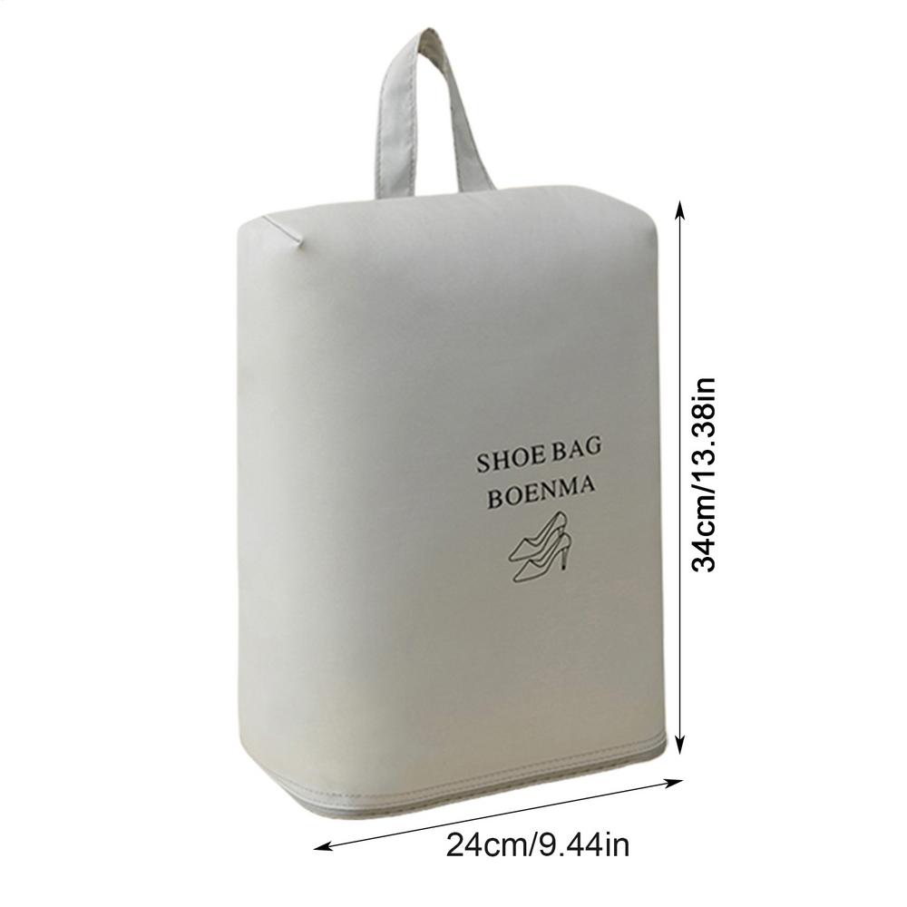

Shoe Bags Storage Bags Shoe Storage Organizer Bag For Travel Reusable Shoe Pouch With Zipper With Zipper Space Saving Shoe серебряный