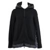 Moncler [Good Condition] D20939487700 MAGLIONE TRICOT CARDIGAN Knit X Nylon Switching Hoodie Down Blouson/ Jacket S blackUsed