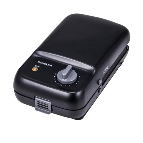 

Tescom THS50A Hot Sandwich Maker/Waffle Maker with Detachable Plates and Timer Function (Includes Waffle Plate and Recipe Book) - Black (THS50A-K)
