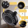 1pc High Pressure Shower Head, Bathroom Powerful Showerhead With Strong Spray, Small Silicone Nozzles, Universal Fit Works With