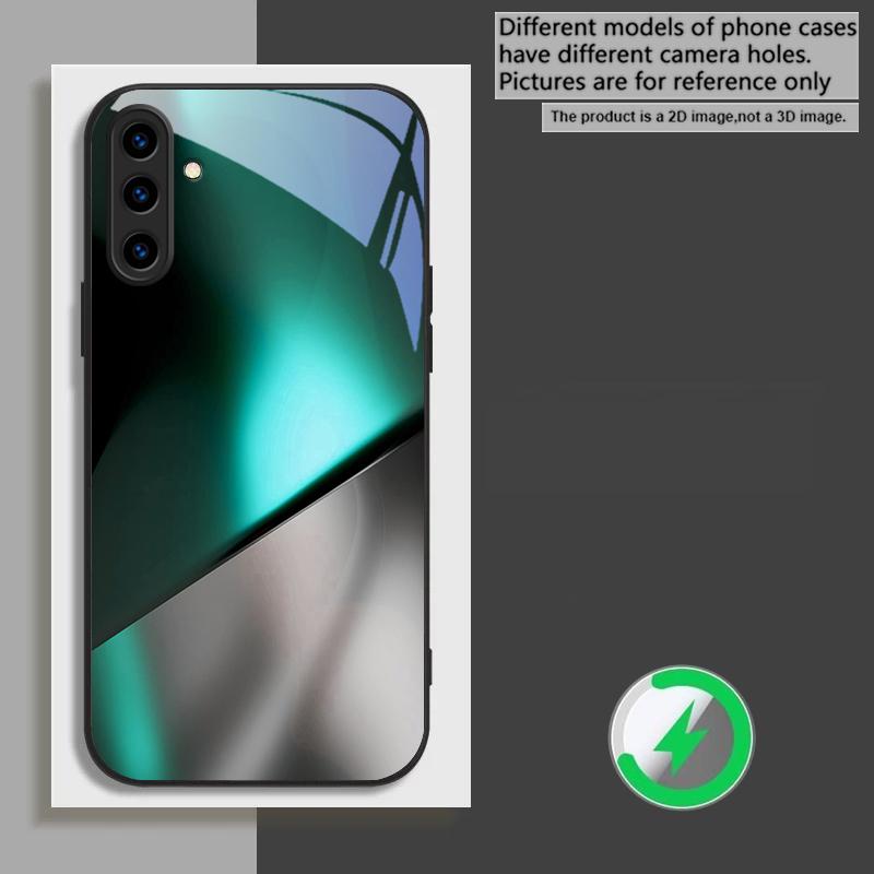 Mysterious Color and Light For Samsung Galaxy S26 Ultra S20 FE S21 S22+ S23 Plus S24 Ultra 25 Edge For Magsafe Glass Phone Casee