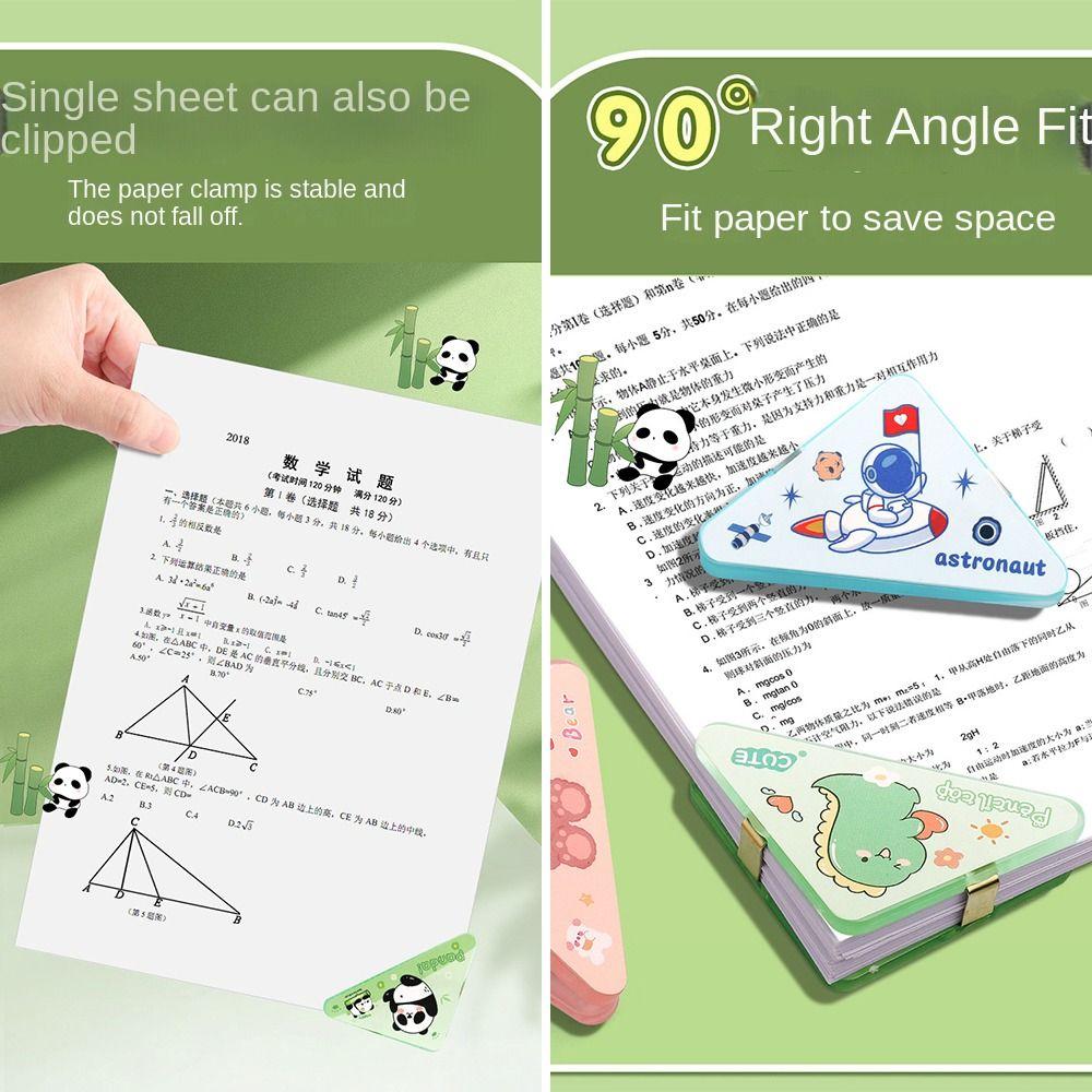 12Pcs Capibara Book Paper Corner Clip Page Holder File Index Photo Clamp  Office School