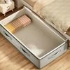 1 Large Under-bed Storage Box with Handles, Stackable Durable Non-woven Fabric Clothing Organizer, Space-saving Multifunctional Storage Solution