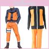 Uzumaki Naruto 2nd Shippuden Cosplay Costume Coat Pant Anime Fashion Uniform