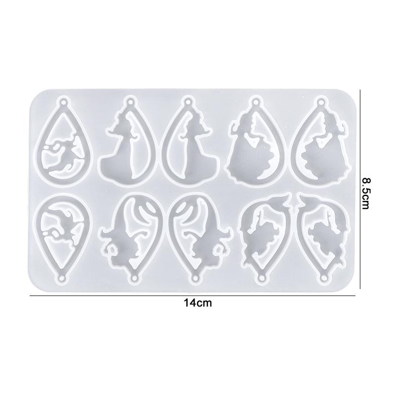 Earring Pendants Resin Molds Silicone Mold Jewelry Making Casting Mould for DIY UV Epoxy Resin Crafts Jewelry Tool Accessories