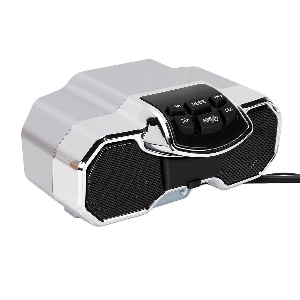Motorcycle Bluetooth Speaker with MP3 Water Proof Subwoofer Scooter Handlebar Music Player