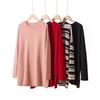 Women's Striped Cashmere Sweater Dress - Round Neck, Loose Fit, Versatile Pullover for Autumn/Winter