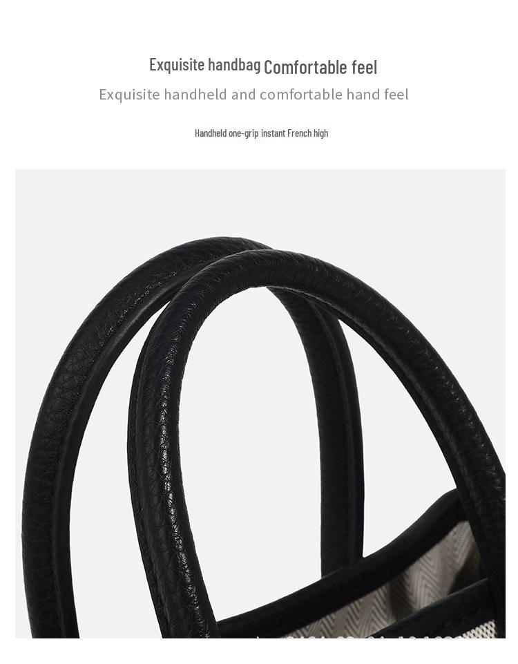 Niche Luxury Canvas Mini Garden Handbag: Stylish, Versatile Crossbody for Women