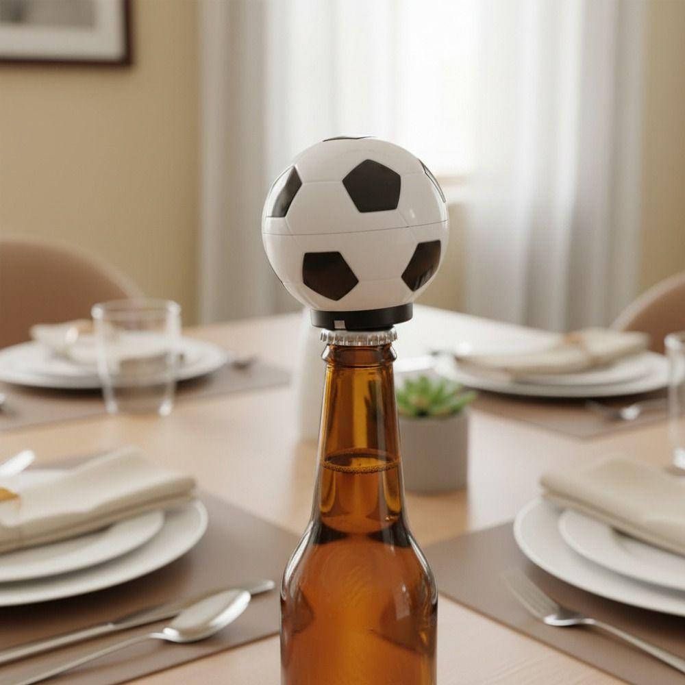 Press Type Football Bottle Opener Magnetic Drink Bottle Lid Opener Party