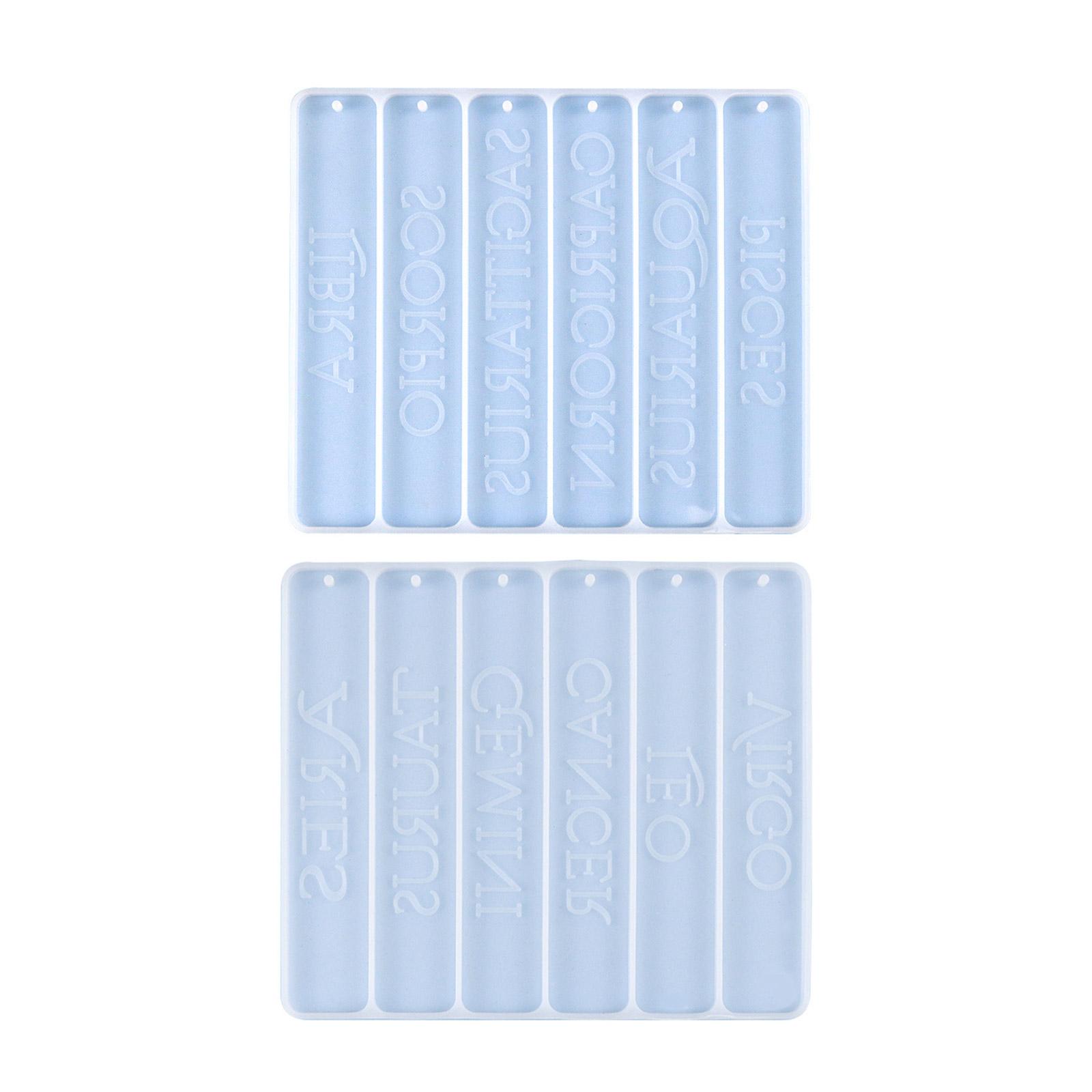 

Силиконовые формы для закладок Форма для смолы в форме знака зодиака DIY ремесло Силиконовые формы Форма для эпоксидной смолы для изготовления закладок вручную C