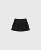 General Idea Lace Shirred Mini Skirt [Black] / Gf2Lsk516