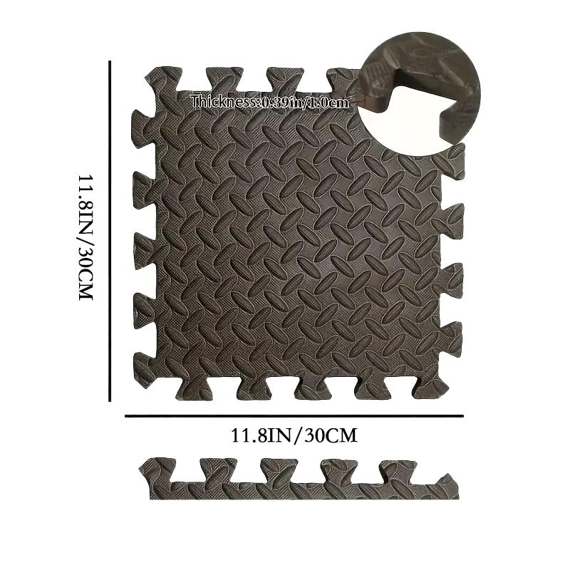 10Pcs Foam Puzzle Floor Play Mat Rug EVA Foam Interlocking Tiles For Gym Foam Puzzle Floor Mat Foam Floor Playroom 30*30*1CM