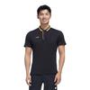 Li Ning Sports Skin-Friendly Breathable Slim Fit Stretch Moisture-Wicking Short Sleeve Polo Shirt Unisex Polo Shirts Black APLQ017