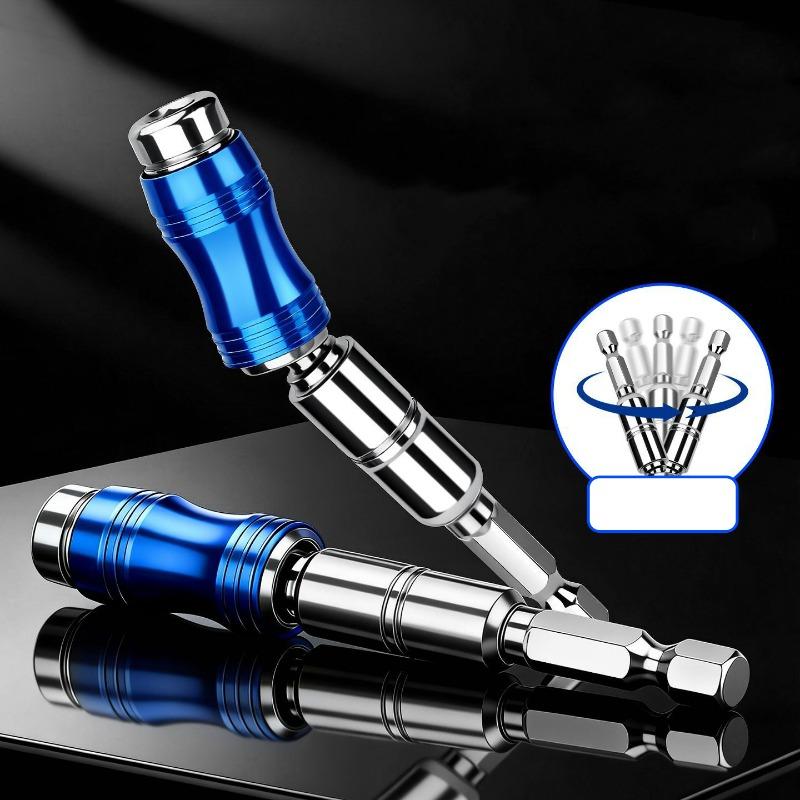 Magnetic Swiveling Drill Bit Holder Hexagonal Drive Guide Screw Extension Rod Drill Tip Power Handle Quick Rod Release Tools