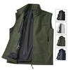Outdoor Frühling und Herbst Angelweste Herren Locker Bergsteigen Fotografie Weste Jacke Strickjacke Stehkragen Weste Herrenweste
