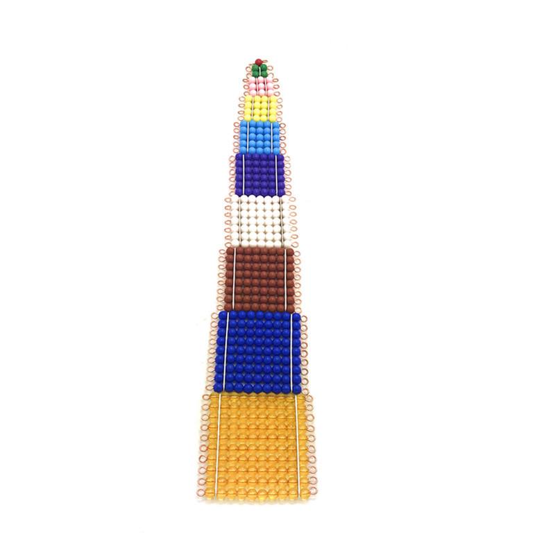 Montessori Colored Beads: Educational Toys for Infants and Toddlers