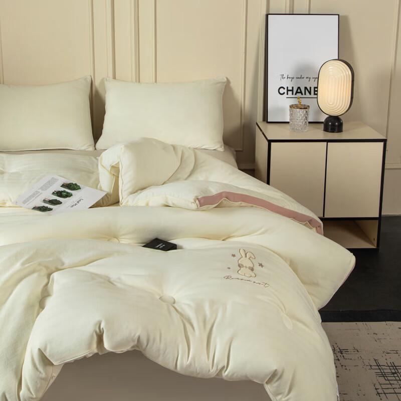 MINISO Washed Jacquard Antibacterial Silk Cotton Quilt
